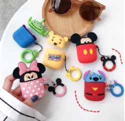 China plastic injection molding companies Customized injection molding pretty cartoon silicone stereo Aripods case