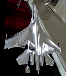 Reco Metal Technologies Custom High-End CNC Milling Stainless Steel Russia Su35 Fighter Model